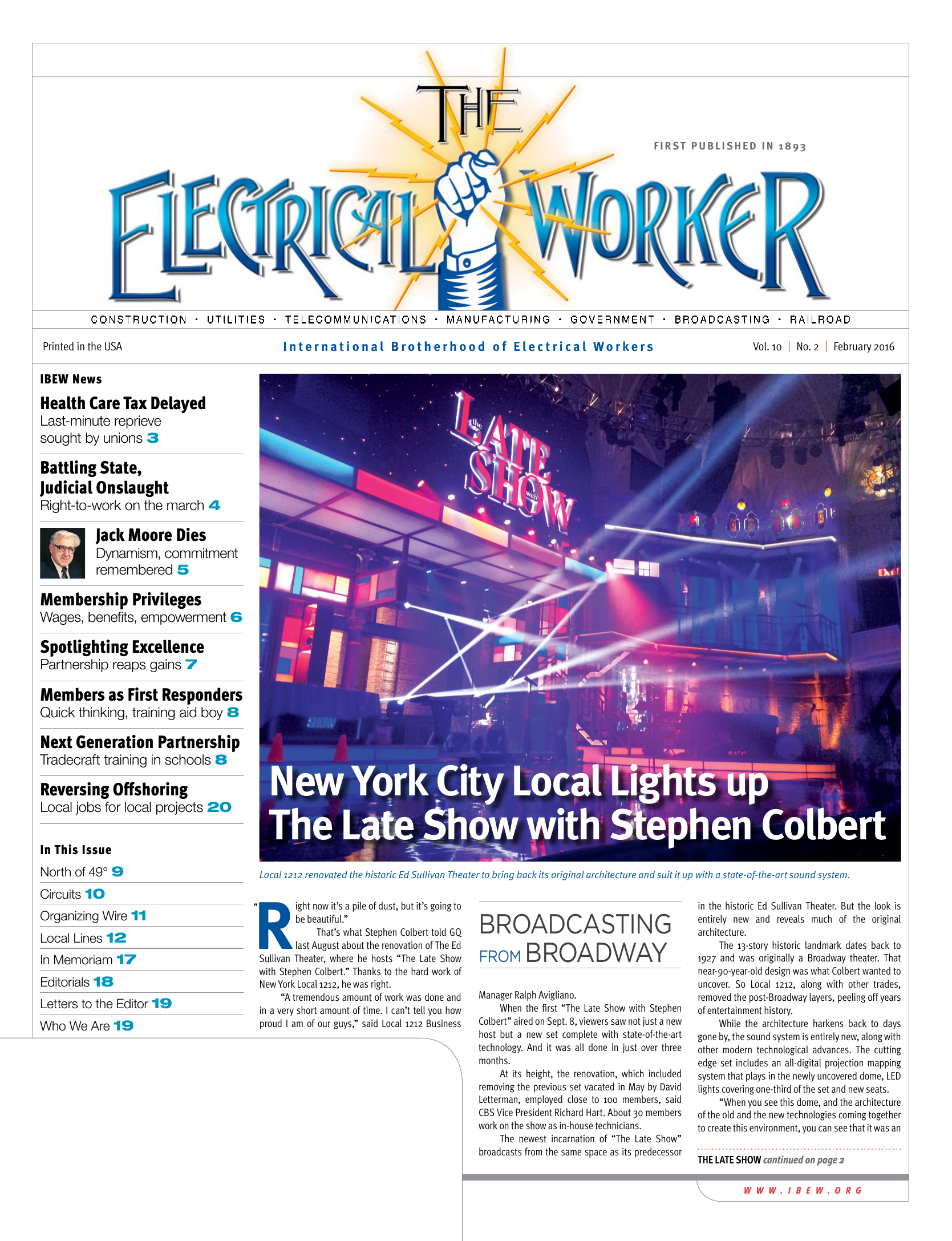 Rosendin Local 11 Christmas Party 2022 New York City Local Lights Up The Late Show With Stephen | Manualzz
