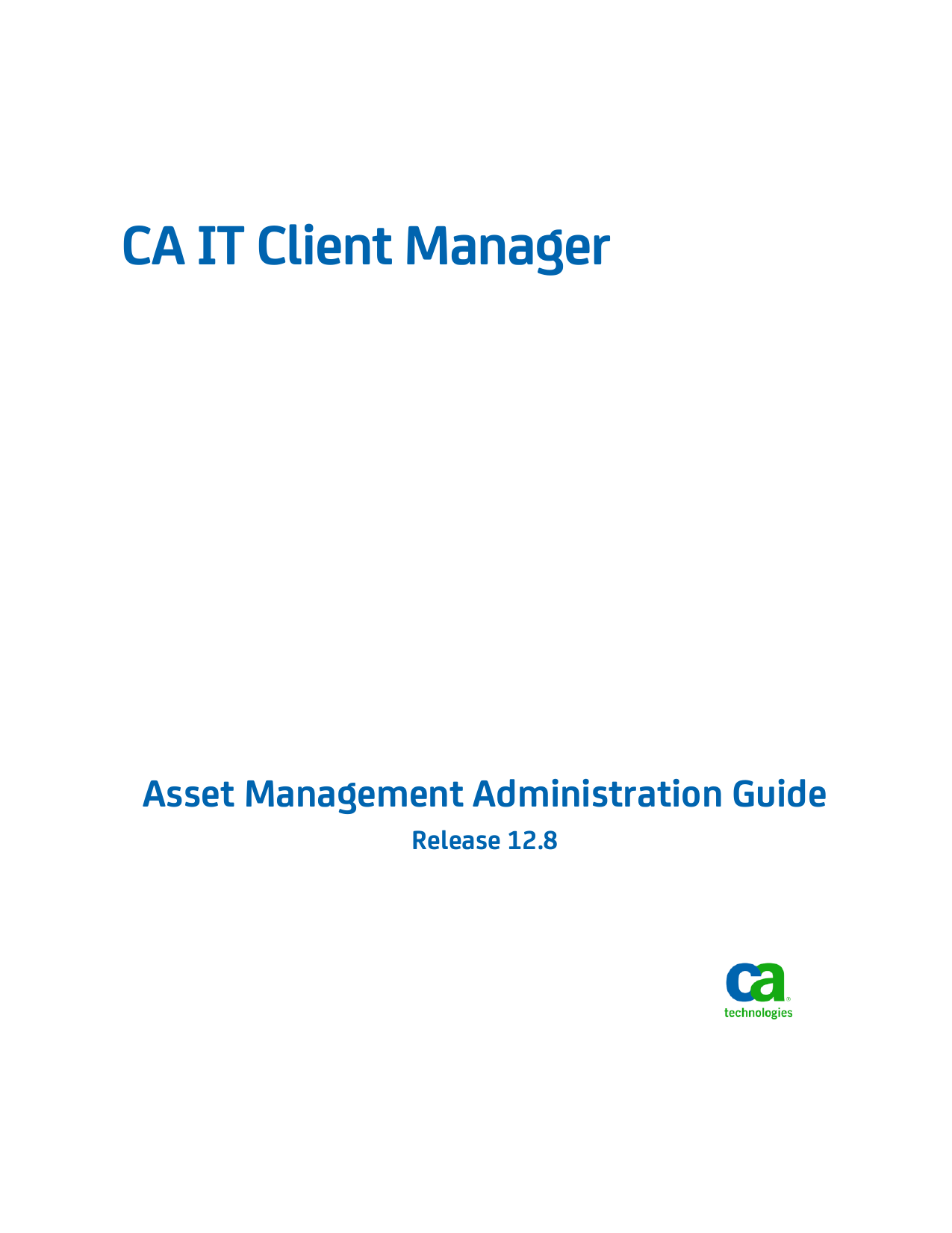 Ca It Client Manager Asset Management Manualzz