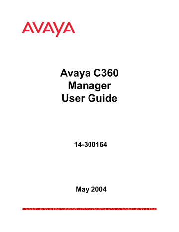 Avaya C360 Manager User Guide | Manualzz