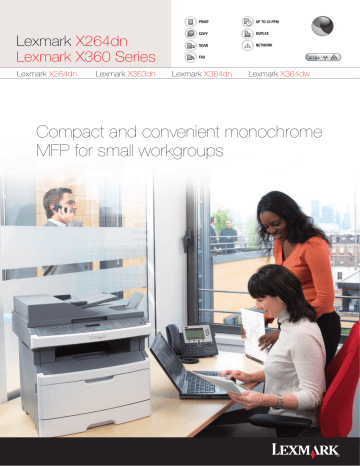 Compact and convenient monochrome MFP for small | Manualzz