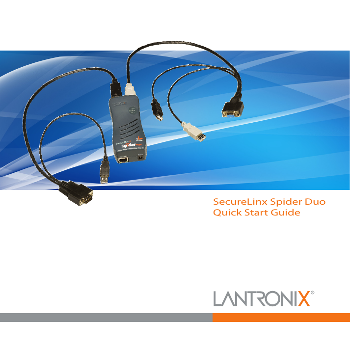 SecureLinx Spider Duo Quick Start Guide | Manualzz