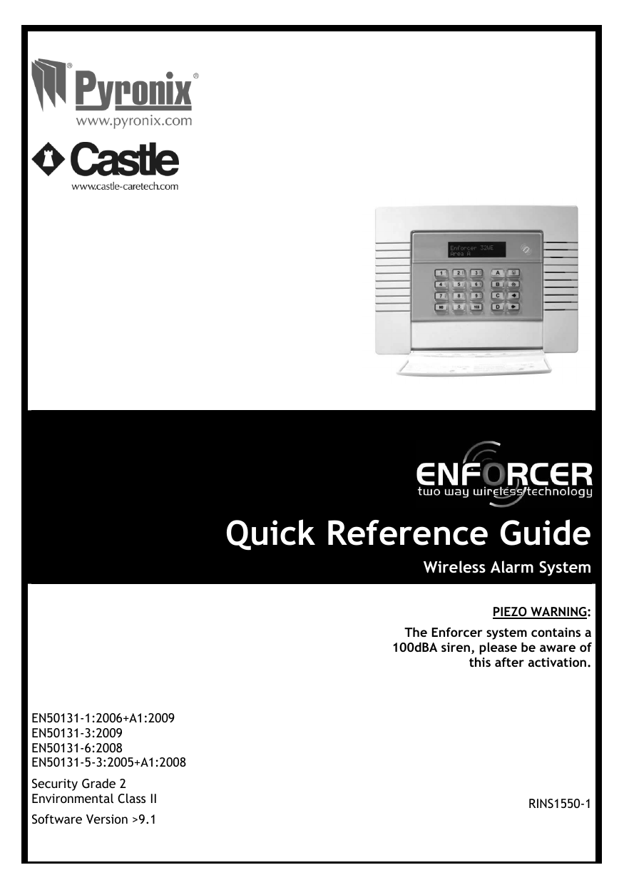 enforcer wireless alarm