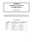 ITI Freeze Sensor 60-742, Door/Window Sensor, Remote Touchpad, KeyChain Touchpad - Installation Instructions