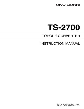 TS-2700 | Manualzz