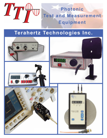 Details about   TTI Terahertz Technologies TIA-500 High Speed Fiber Optic O/E Converter ST Conn 