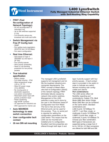 L400 Lynxswitch Manualzz