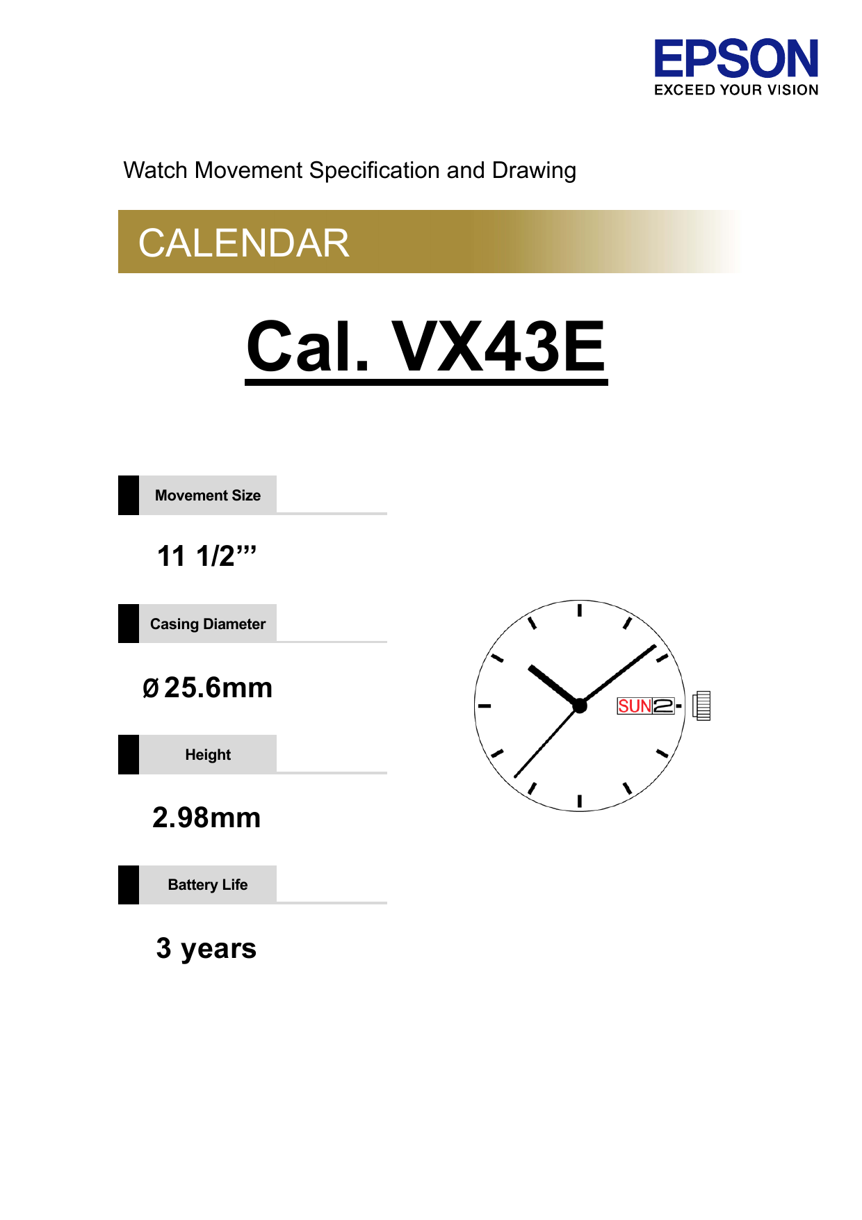 Vx43e movement online