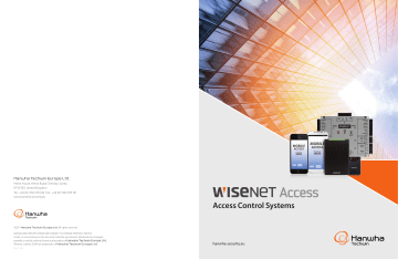 wisenet access control