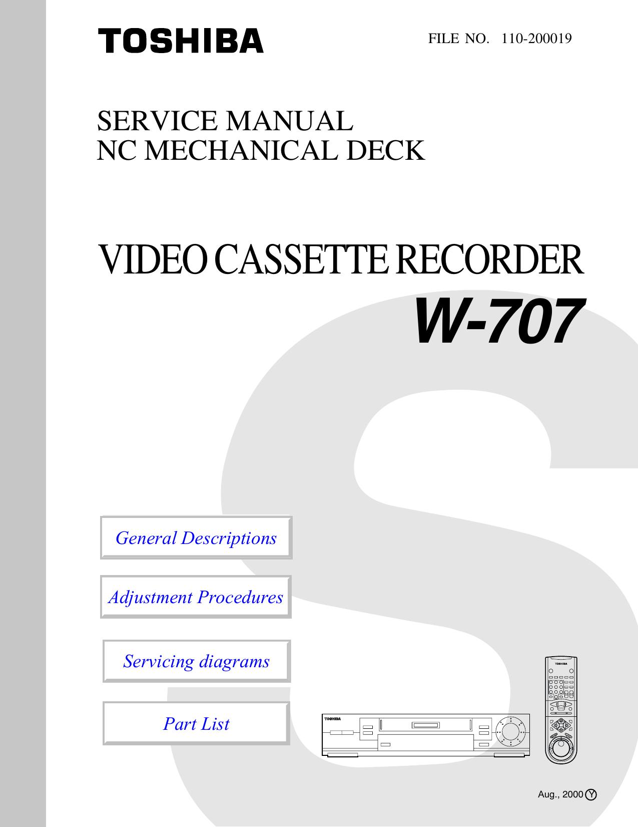 video cassette recorder Manualzz
