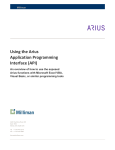 Arius API User Guide
