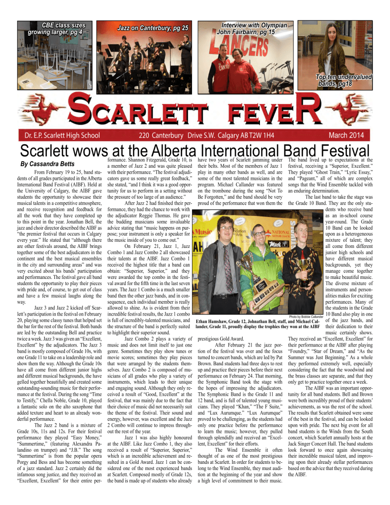 Scarlett Wows At The Alberta International Band Festival Manualzz