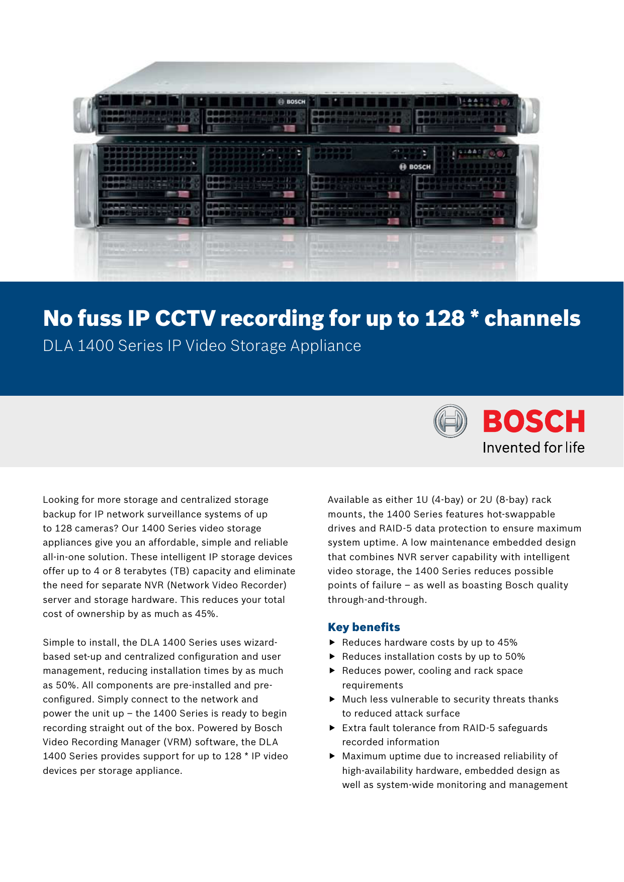 No Fuss Ip Cctv Recording For Up To 128 Channels Manualzz