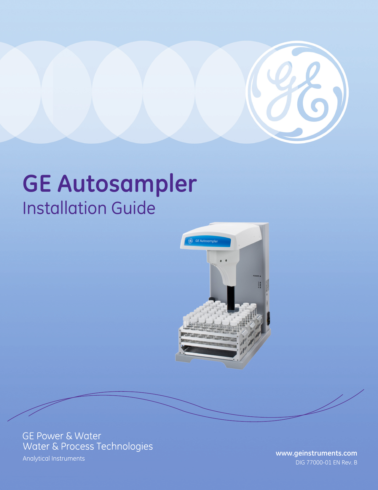 GE Autosampler Manualzz