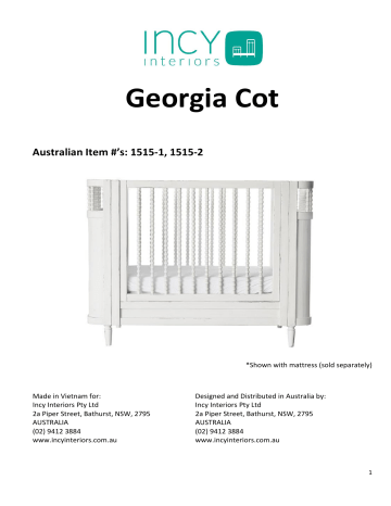 australian cot size