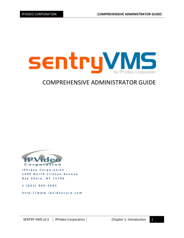 Sentry Vms Administrator Manual V 5 5 Manualzz