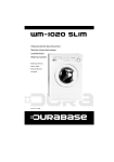 Durabase WM1020 SLIM Owner Manual