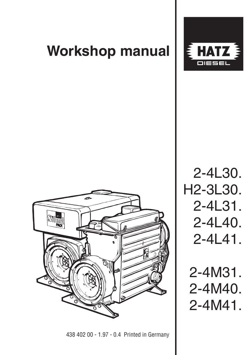 Hatz M41 Repair Manu Manualzz