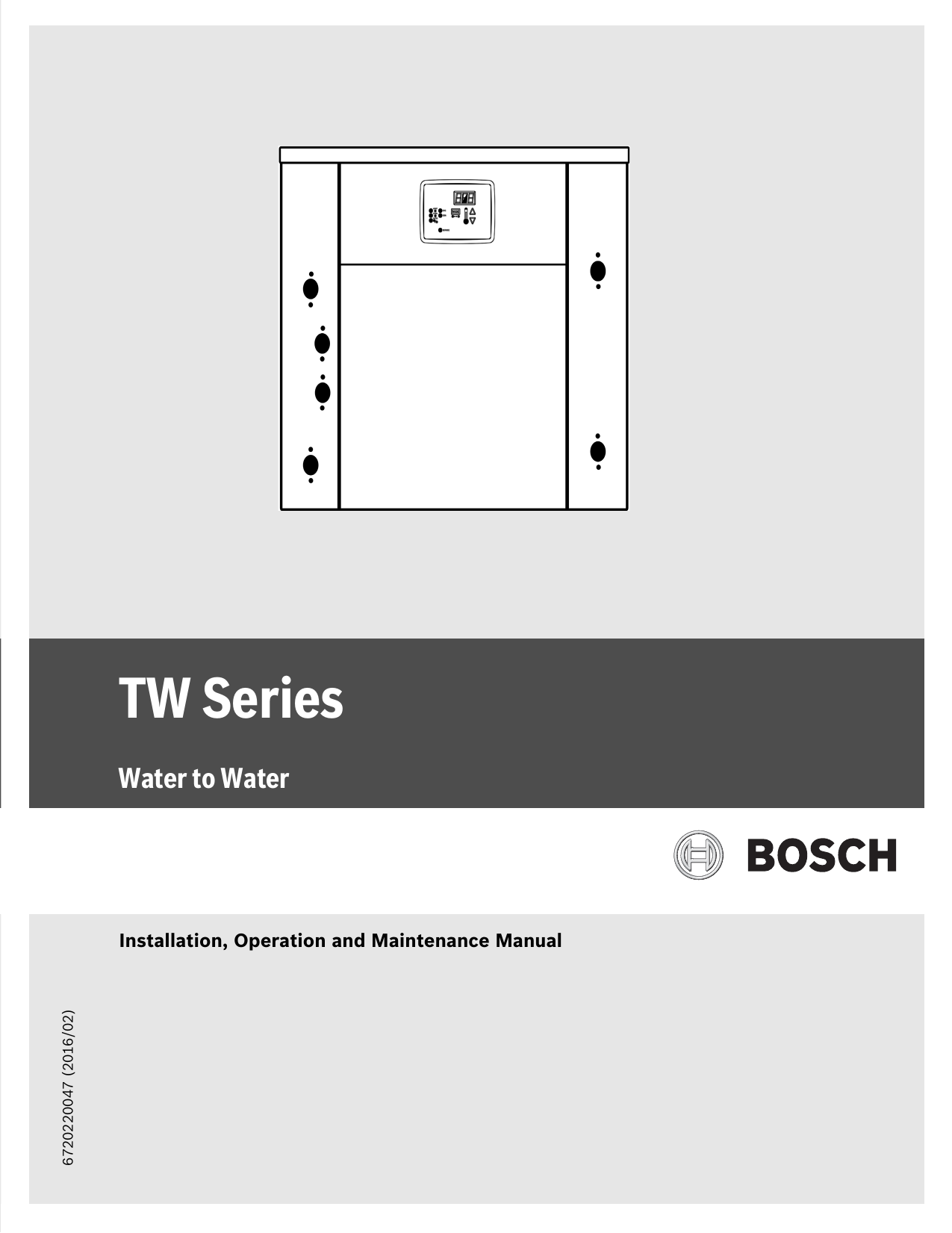 Bosch Tw Series Manualzz