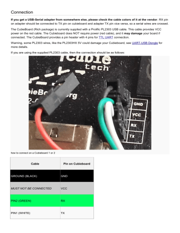 prolific usb to serial driver pin settings