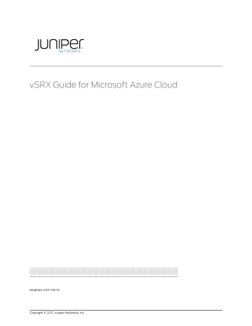 Vsrx Guide For Microsoft Azure Cloud Finding The Software Serial Number For Vsrx