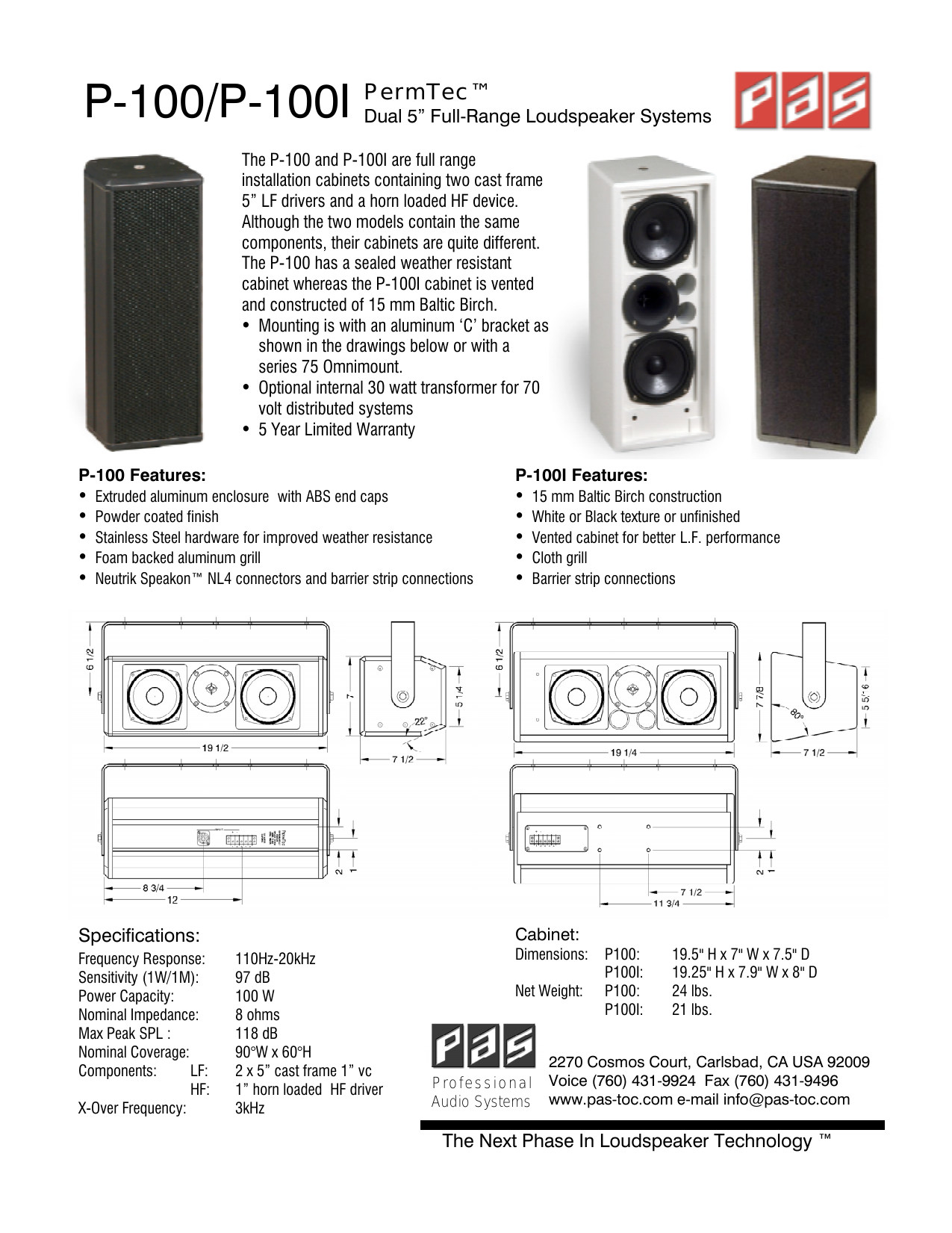 P 100 P 100i Permtec Professional Audio Systems Manualzz