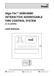 Protec Algo-Tec 6500/6600 USER MANUAL