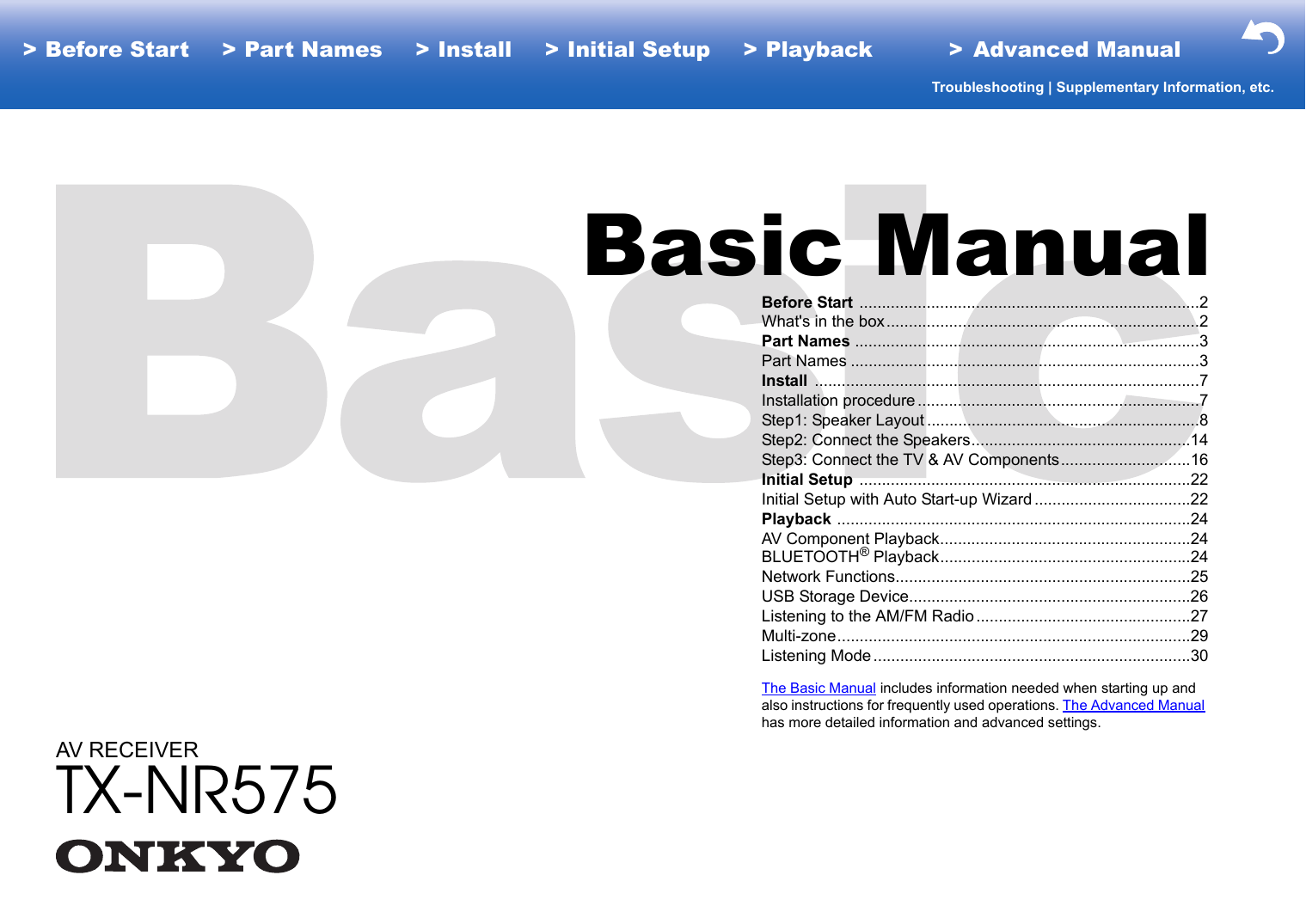 Basic Manual | Manualzz