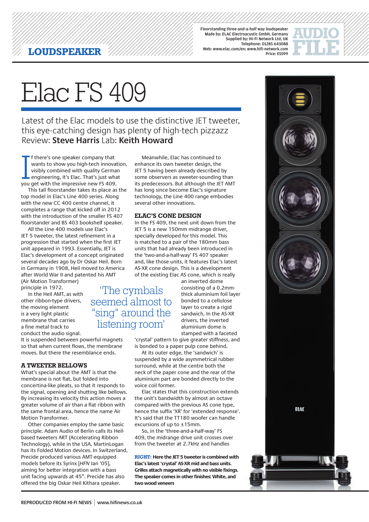 elac fs 409 price