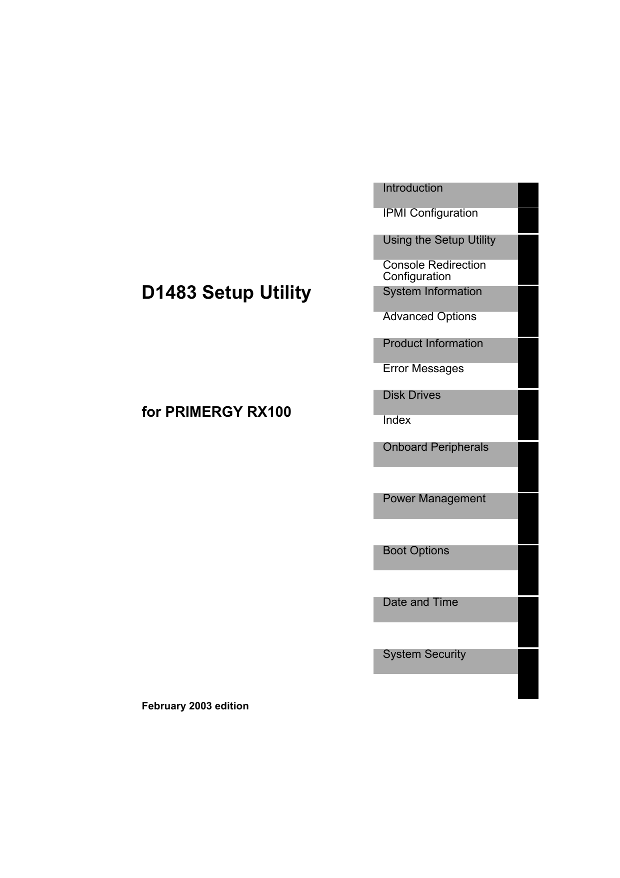 Fujitsu D1483 Setup Utility Manualzz