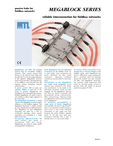 FIELDBUS MEGABLOCKS