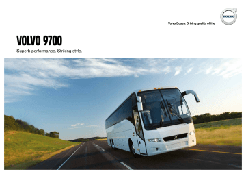 Volvo 9700 Brochure | Manualzz