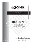 Zonex DigiTract 4 Installation Guide