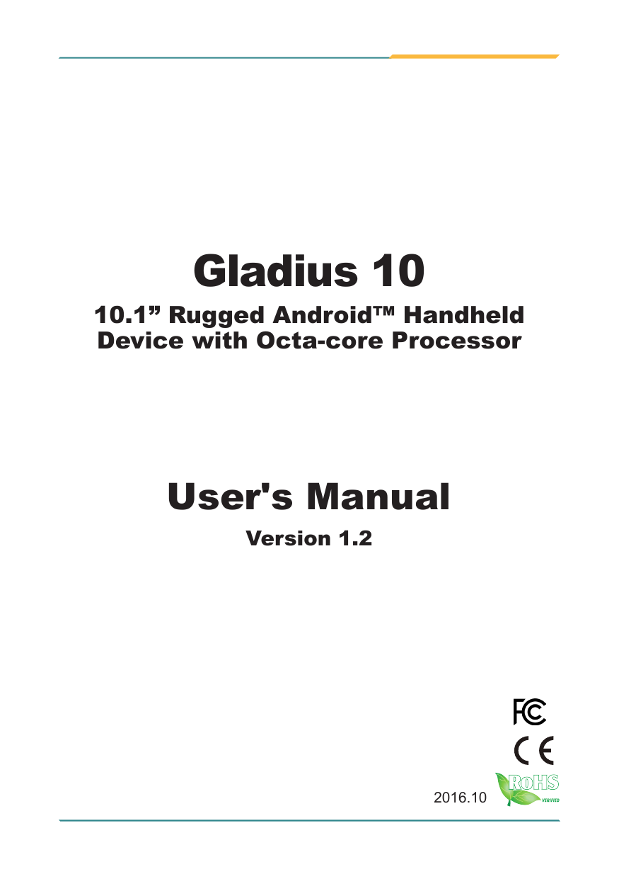 Arbor Technology Gladius 10 User manual Manualzz