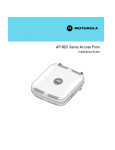 Motorola Solutions AP-6521 Series Access Point Installation Guide