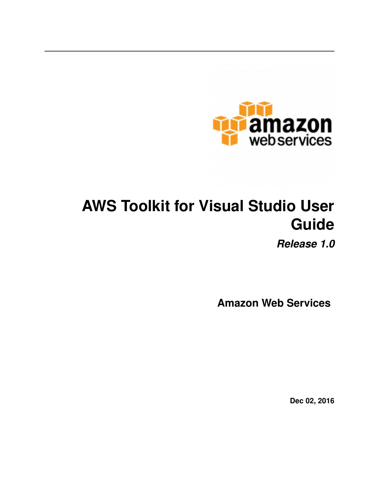 AWS Toolkit for Visual Studio User Guide | Manualzz