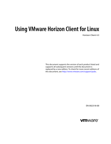 vmware horizon client 5.5