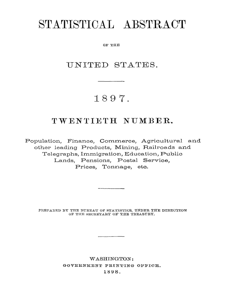 Statistical Abstract Of The United States 17 Manualzz