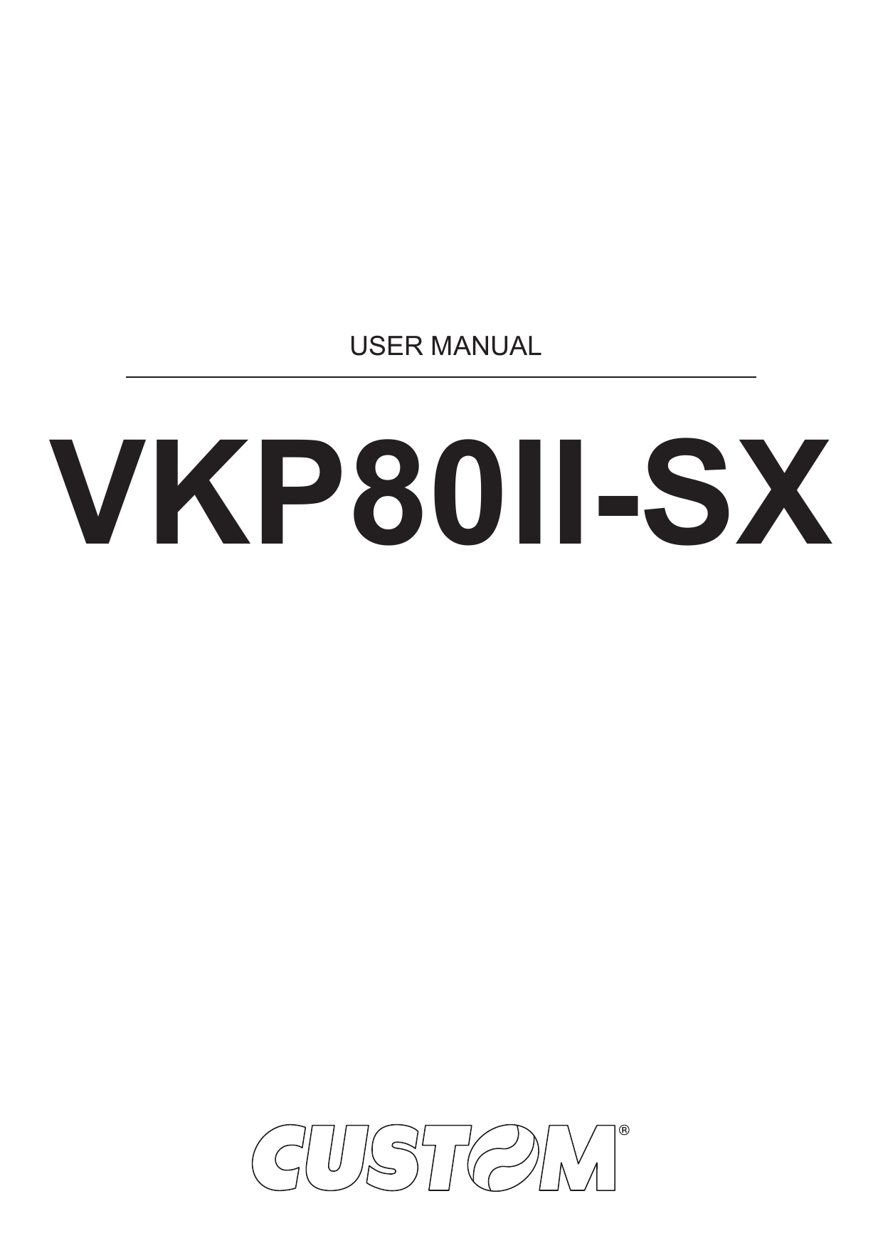 custom-audio-electronics-vkp80ii-sx-user-manual-manualzz