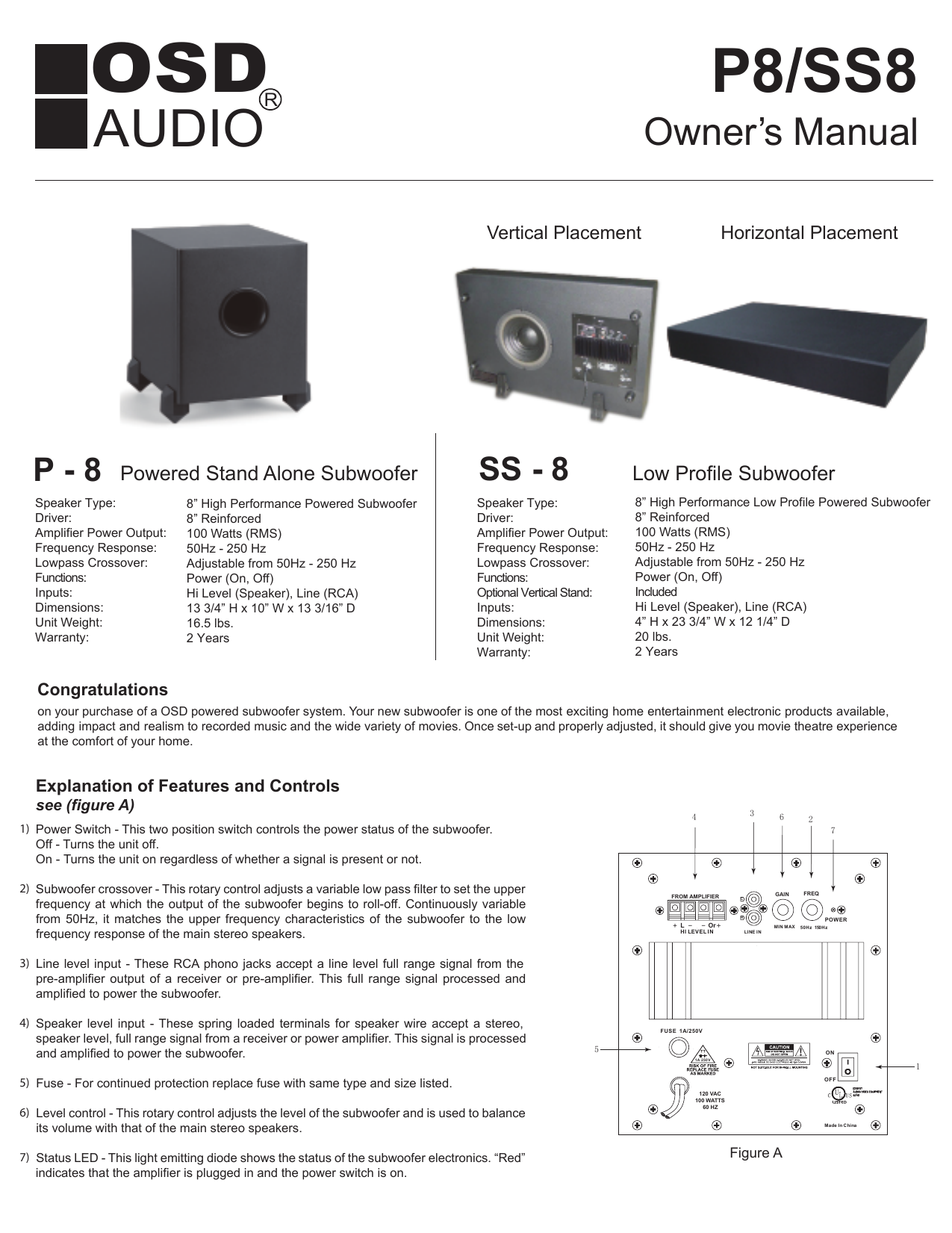 osd audio ss8