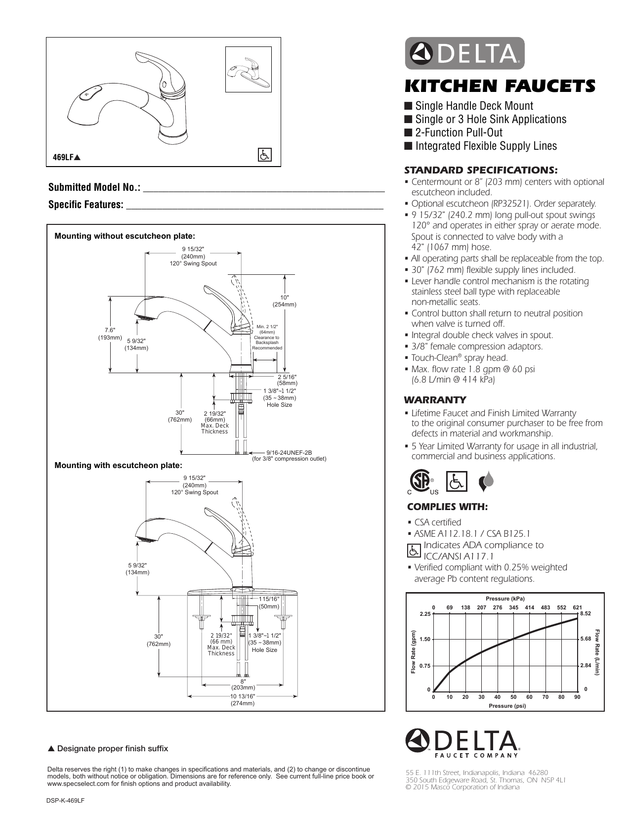 Kitchen Faucets Manualzz Com