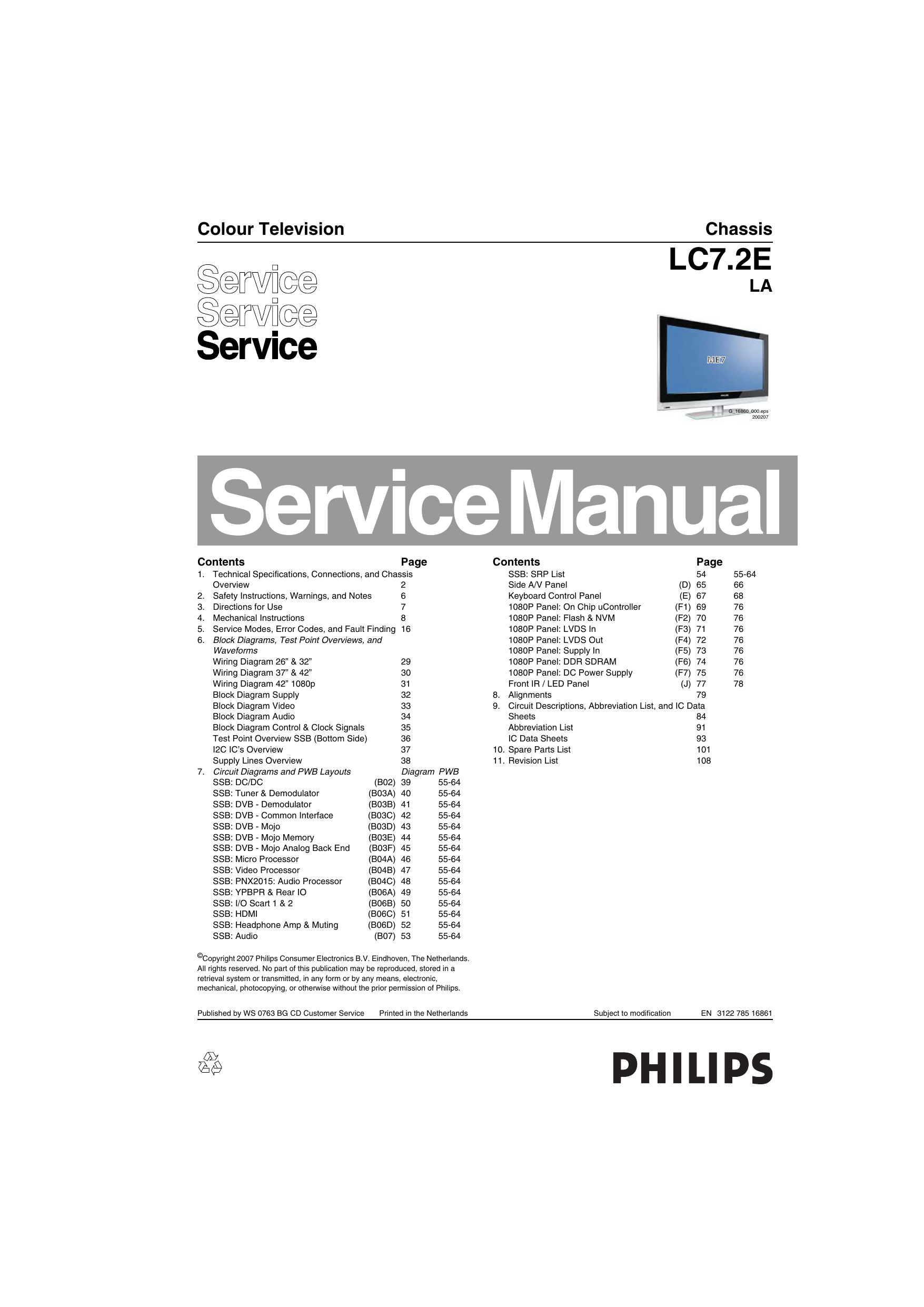 Lc7 2e Mbtv Electronics Repair Kits Forums Manualzz