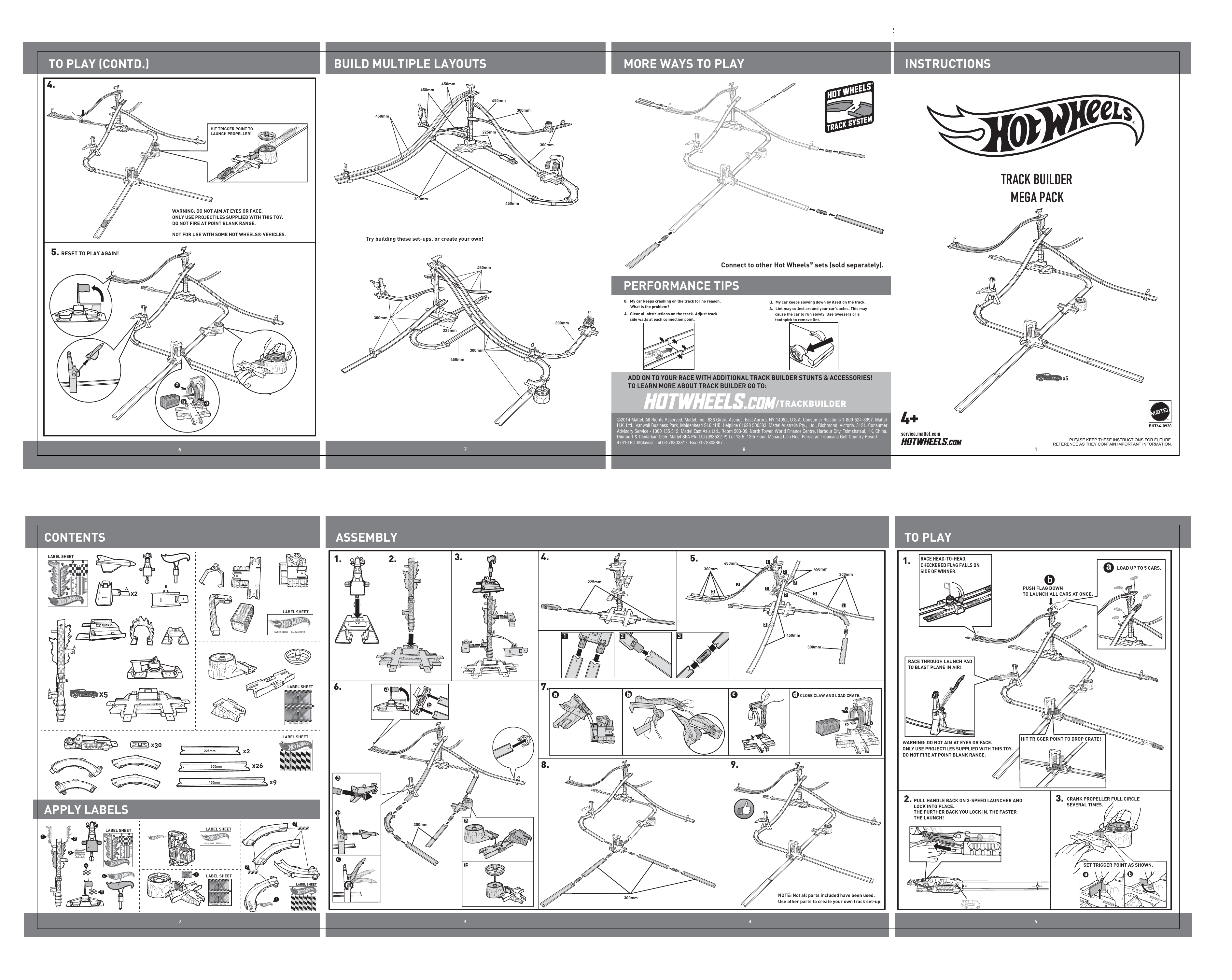 hot wheels track builder manual