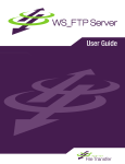 WS_FTP Server Server User Guide