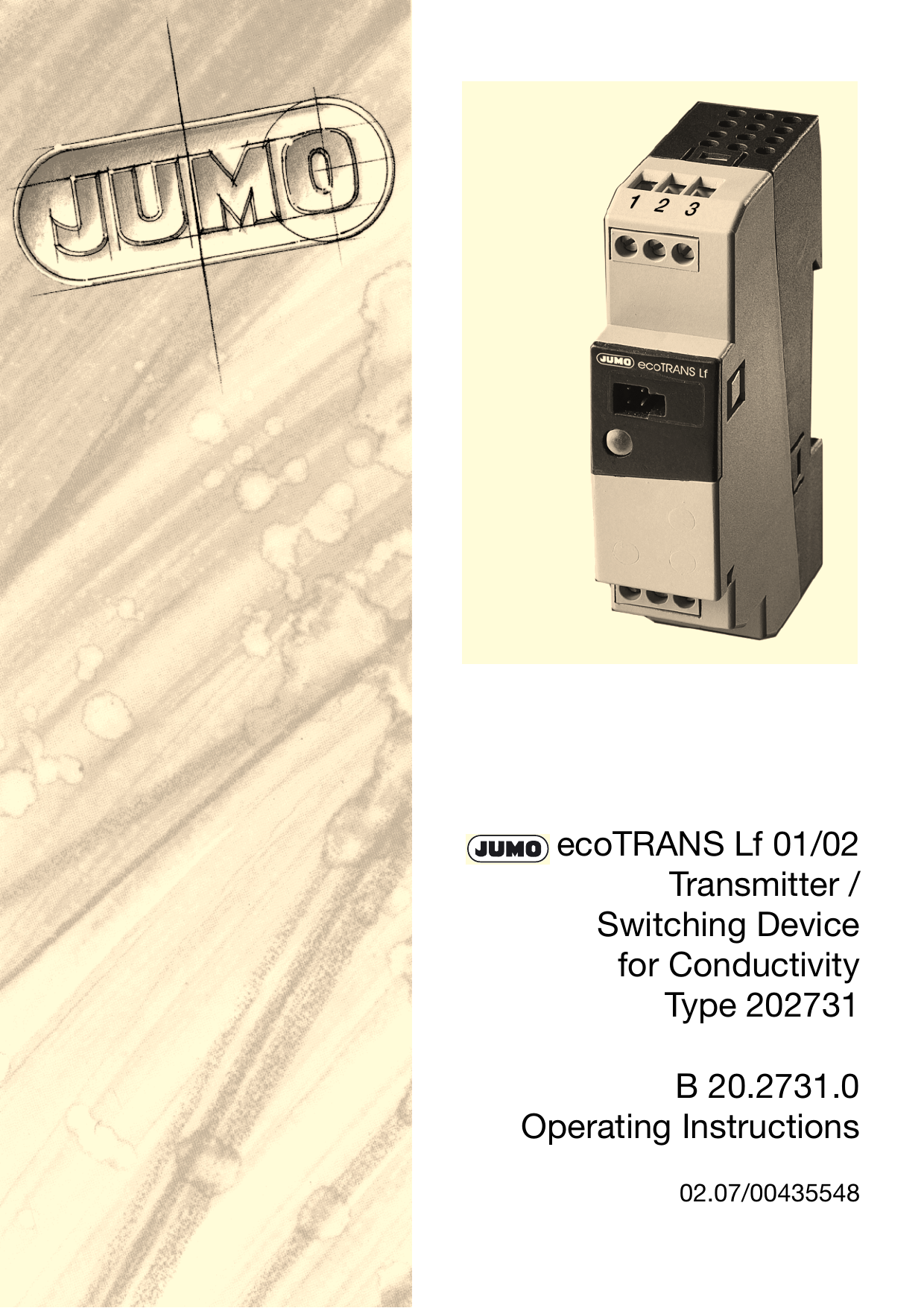 JUMO ecoTRANS Lf 01 Operating Instructions Manual Manualzz