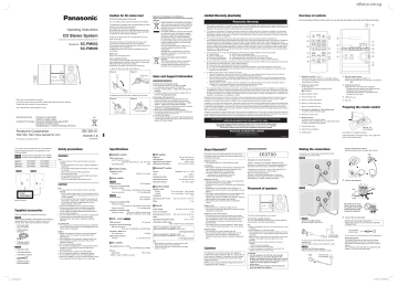 Panasonic SCPM600GN Operating instructions | Manualzz