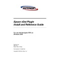 Epson vDot Plugin Install Guide for Stylus Pro &amp; Photo