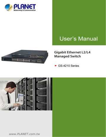 Amer Networks GS-4210-8P2T2S 8-Port 10/100/1000T 802.3at PoE + 2-Port 10/100/1000T + 2-Port 100/1000X SFP Managed Switch User's Manual | Manualzz