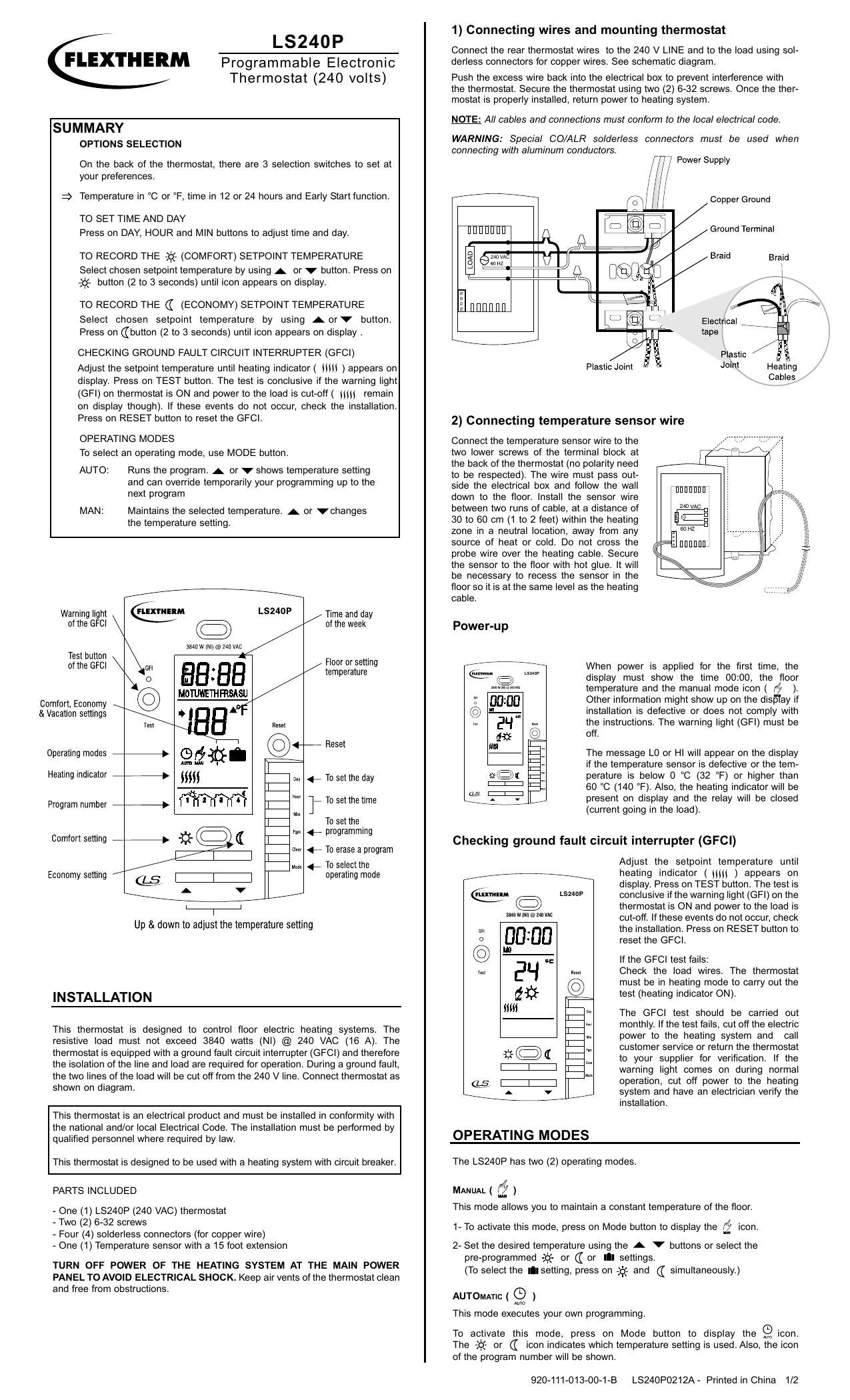 Flextherm Floor Heating Thermostat | Floor Matttroy