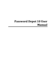 Password Manager Password Depot 10 User Manual