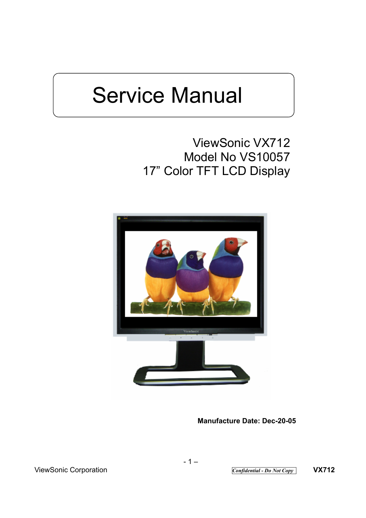 optiquest monitor q9b-2 manual